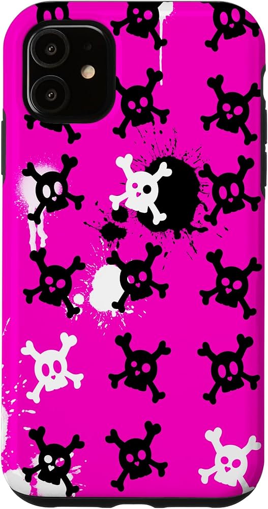 Amazon.com: Y2K Aesthetic Emo Girl 2000s Fashion Pop Punk Skull