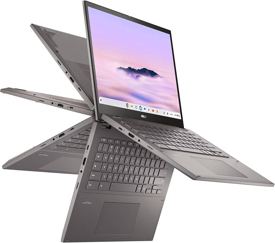 Asus Chromebook Plus CM34 Flip Laptop, 14