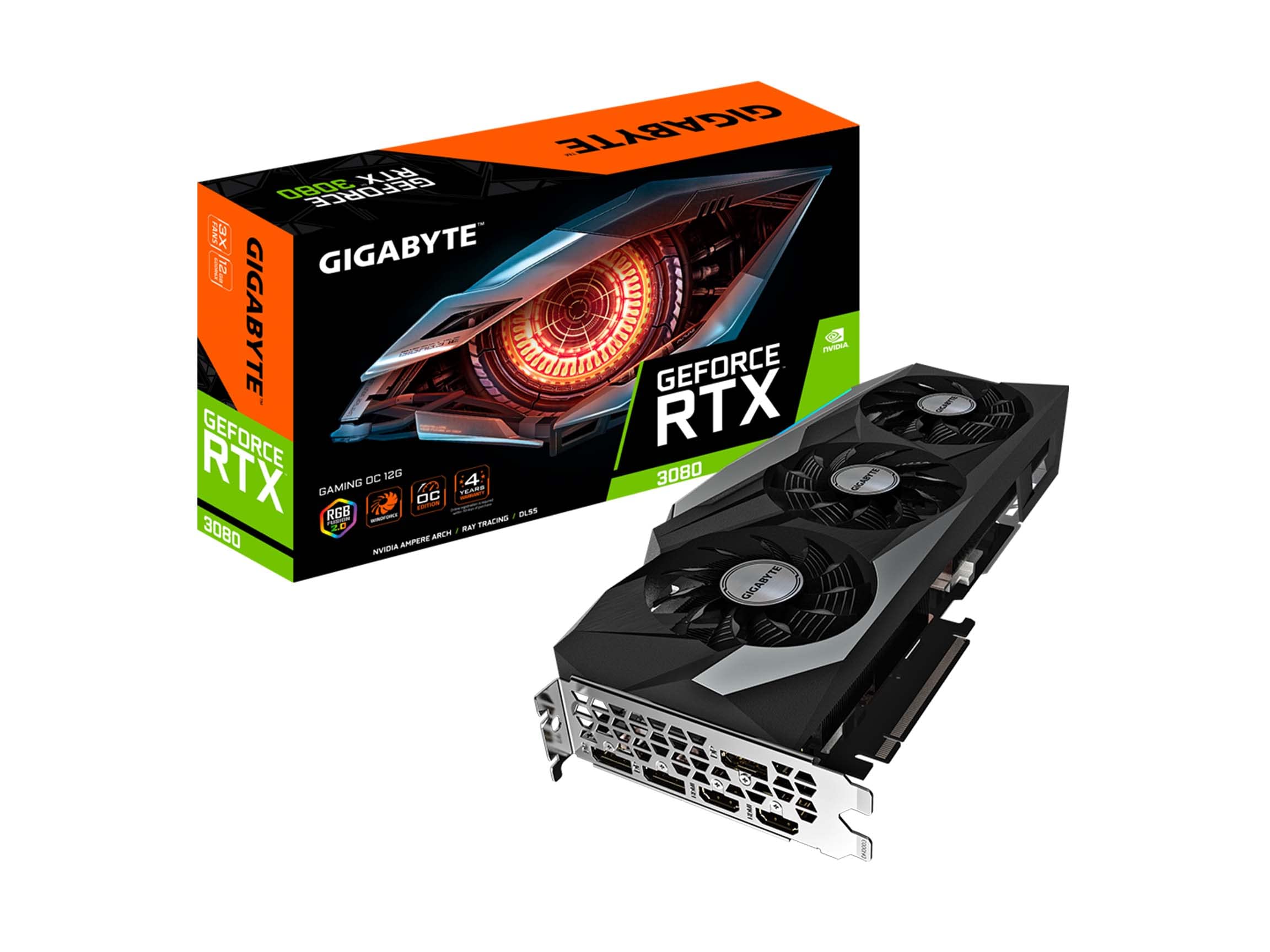 Amazon.com: GIGABYTE GeForce RTX 3080 Gaming OC 12G Graphics Card
