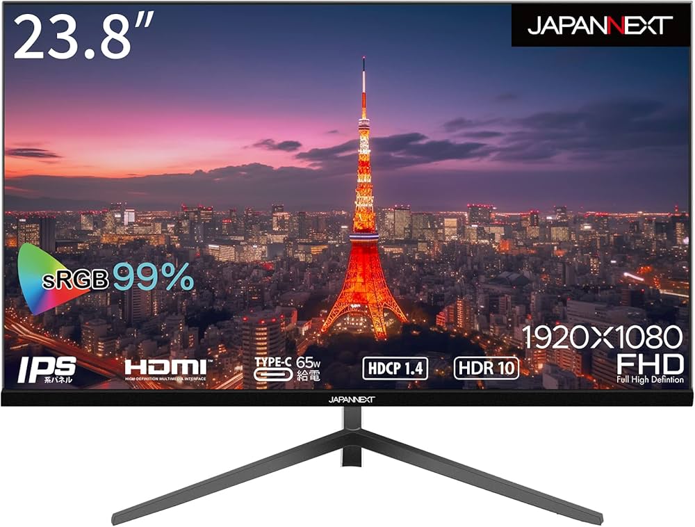 Amazon.co.jp: JAPANNEXT 23.8インチ モニター フルHD 1920x1080解像度
