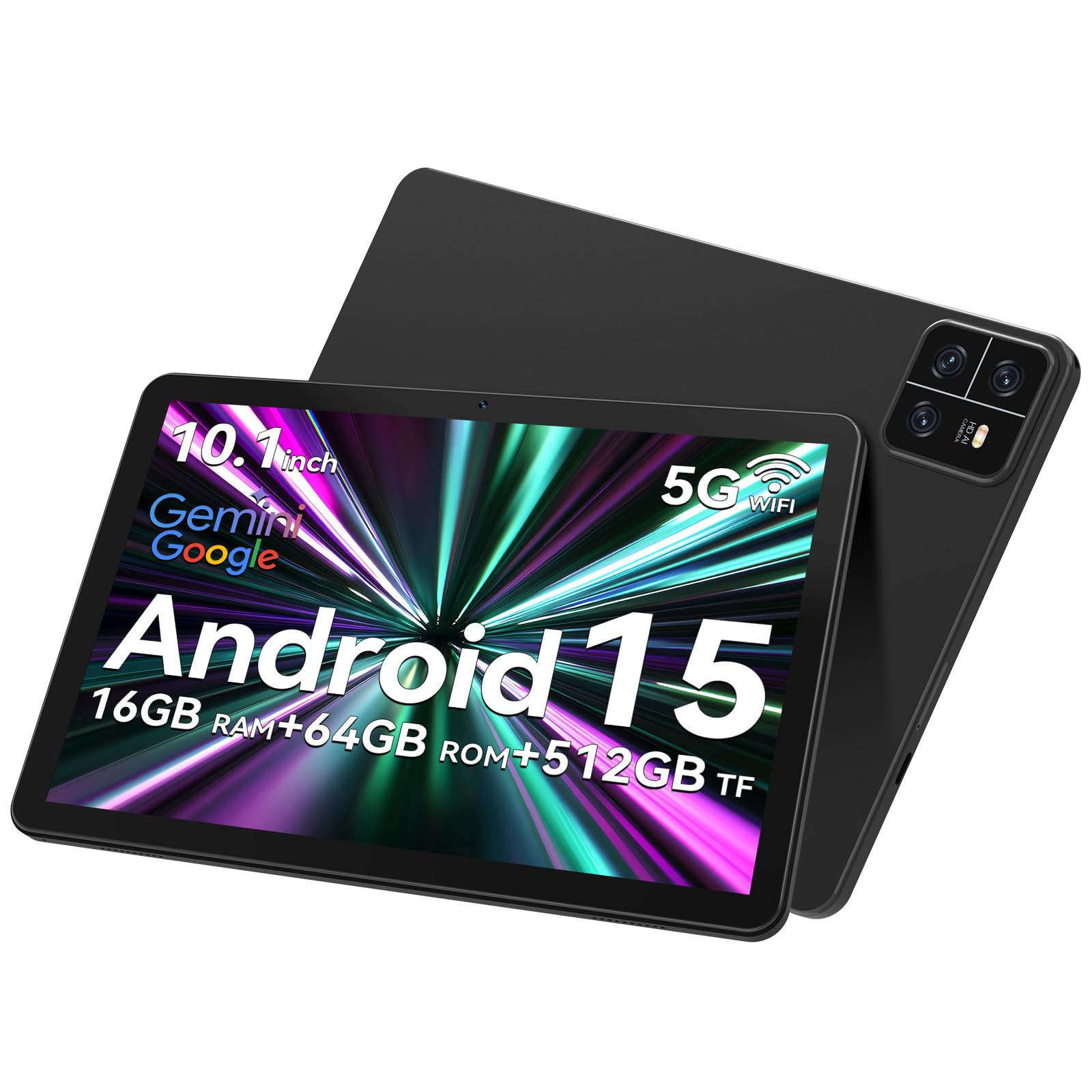 Amazon.com : Tablet, 10.1 inch Android 15 Tablets With Octa-Core