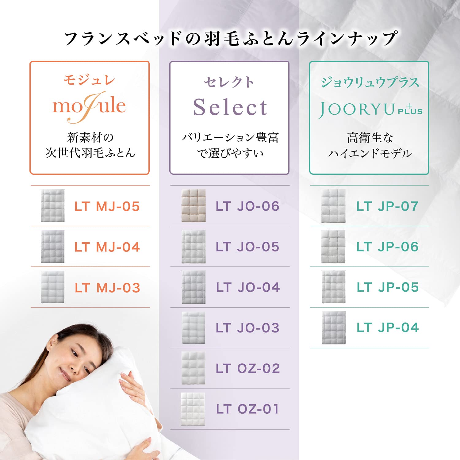 Amazon｜【フランスベッド正規品】 羽毛布団 ホワイト クイーン(幅220