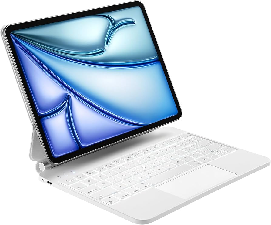 Amazon.com: Magic-Style Keyboard Case for iPad Air 11 inch 2024