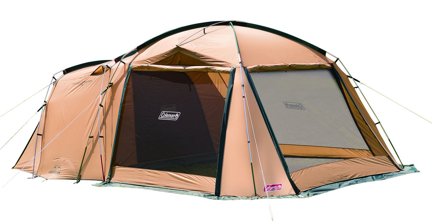 Amazon.co.jp: Coleman Tough Screen 2 Room House Tent, Sand, For 4