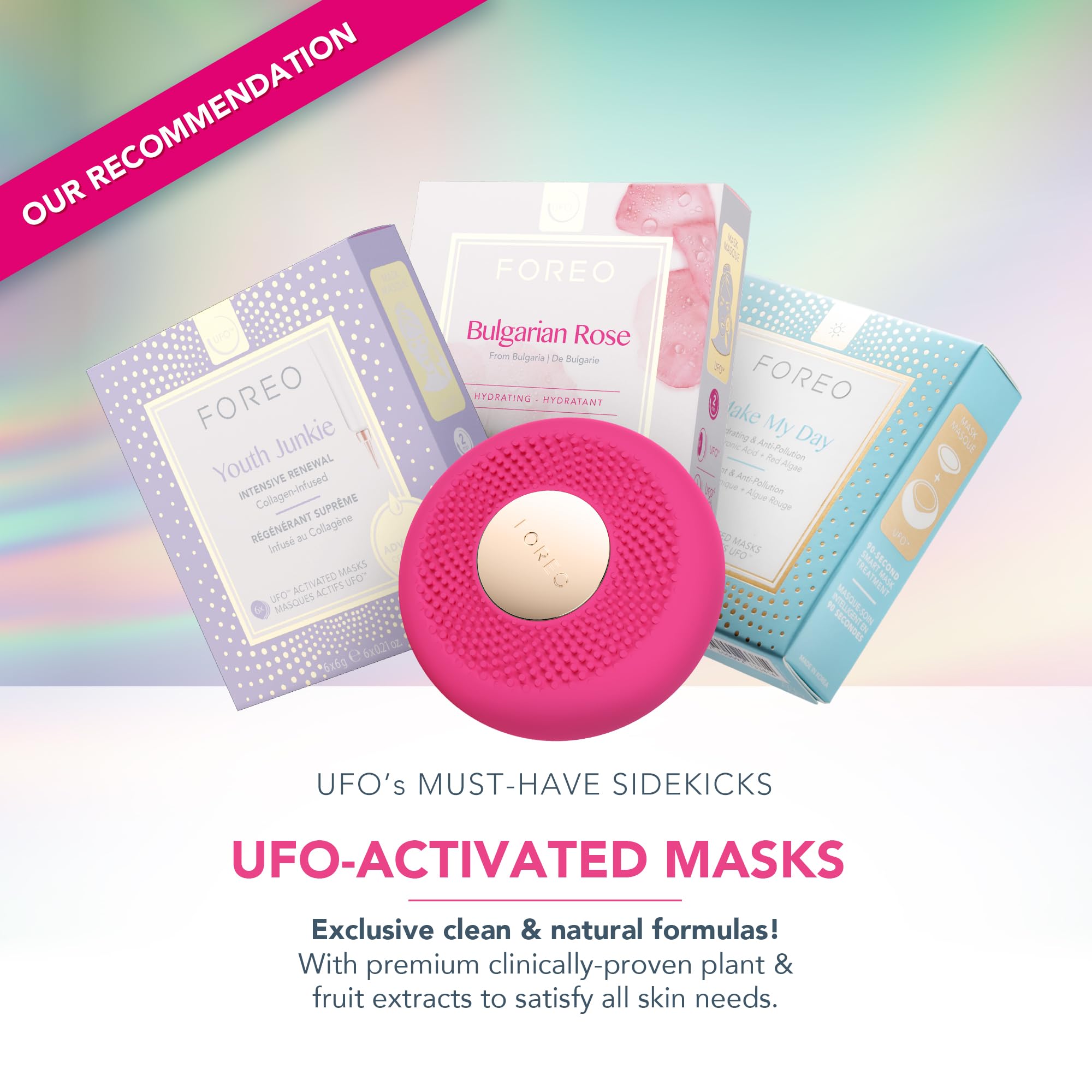 Amazon.com: FOREO UFO 3 mini 4-in-1 Face Mask Skincare Device
