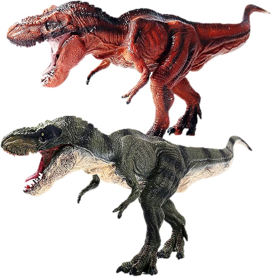 Amazon.co.jp: izerhfd(きさ) ティラノサウルス 2個 セット フィギュア