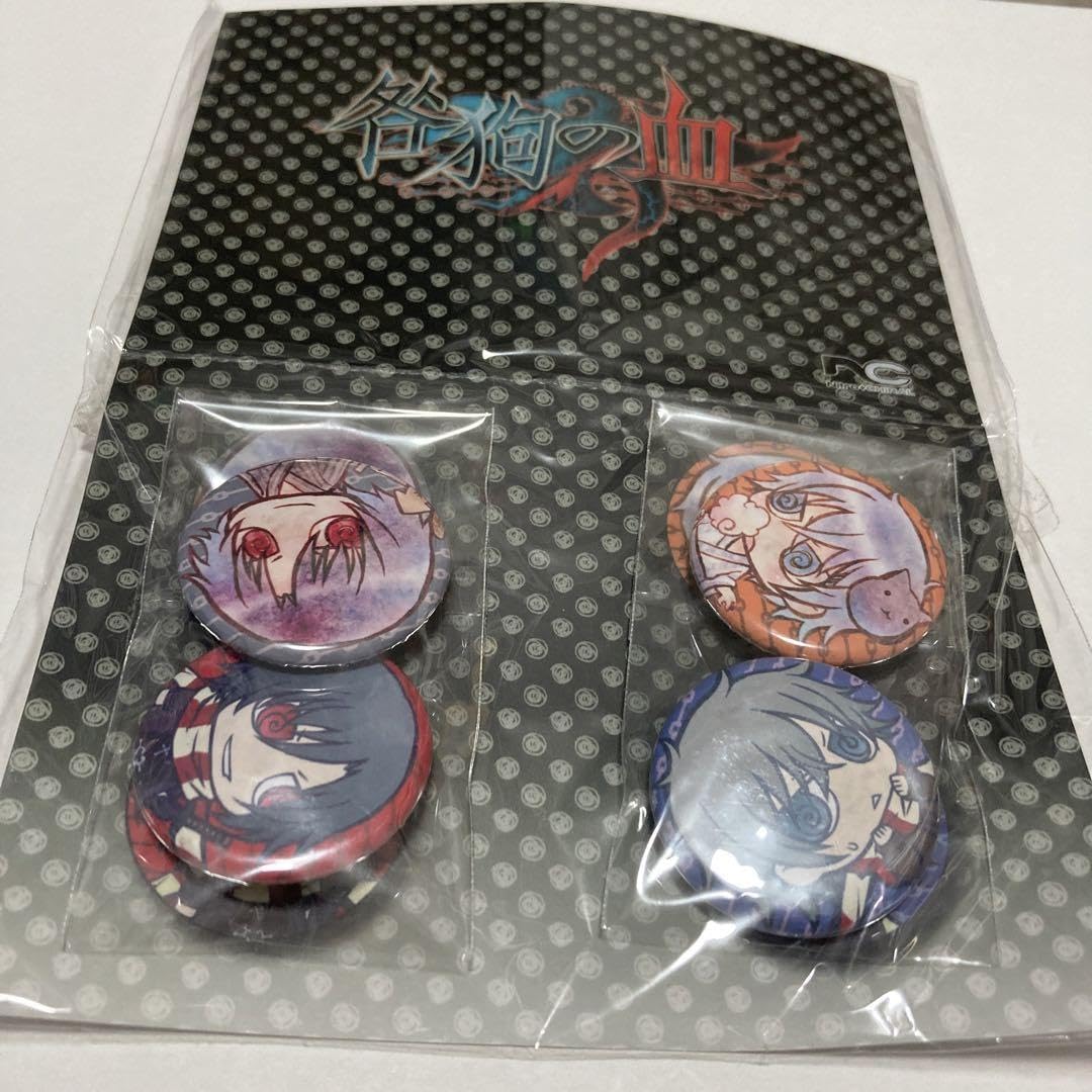 咎狗の血 シキ 缶バッジ 2点セット ニトロプラスキラル 希少 限定 咎狗