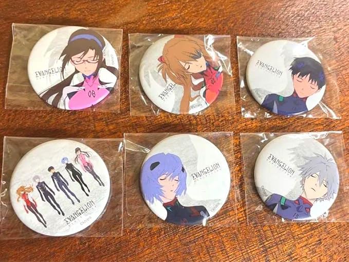 エヴァ アスカ、マリ缶バッジ ルミネ エヴァンゲリオン】アスカ ルミネ