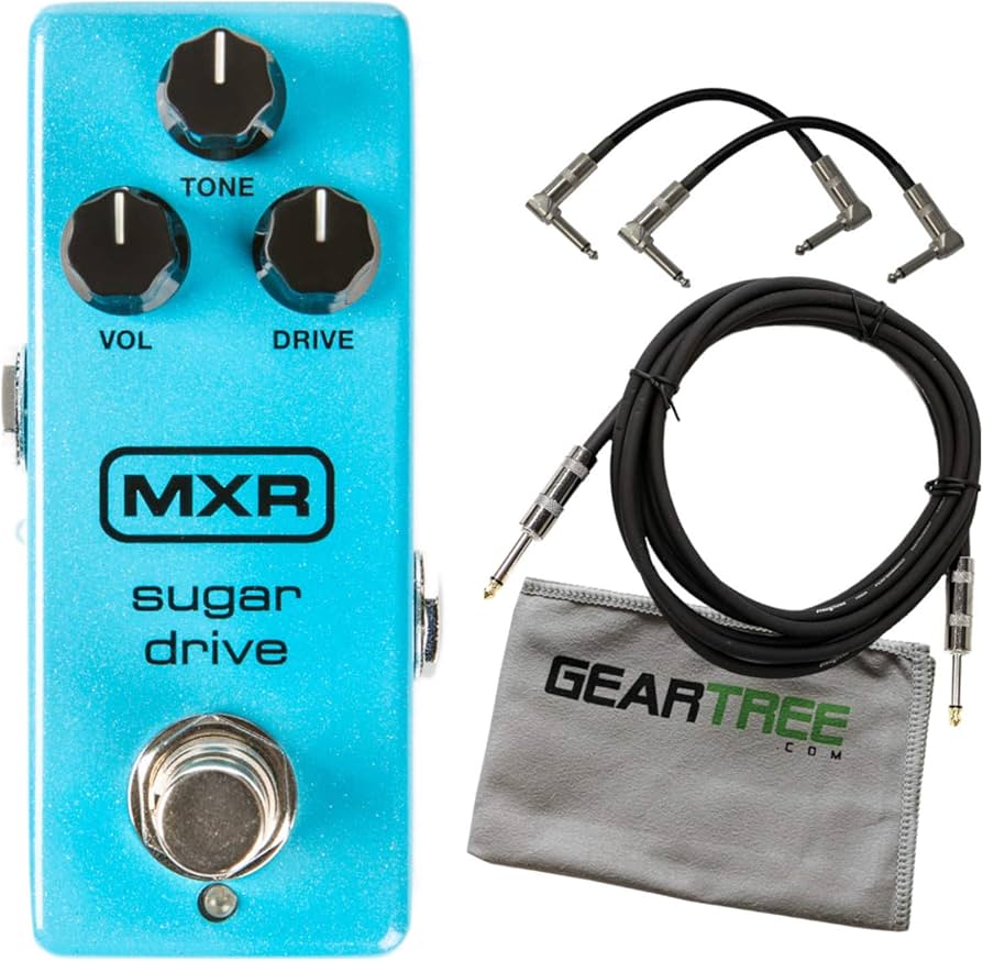 Amazon | MXR M294 Sugar Drive オーバードライブ (電源付き) ペダル