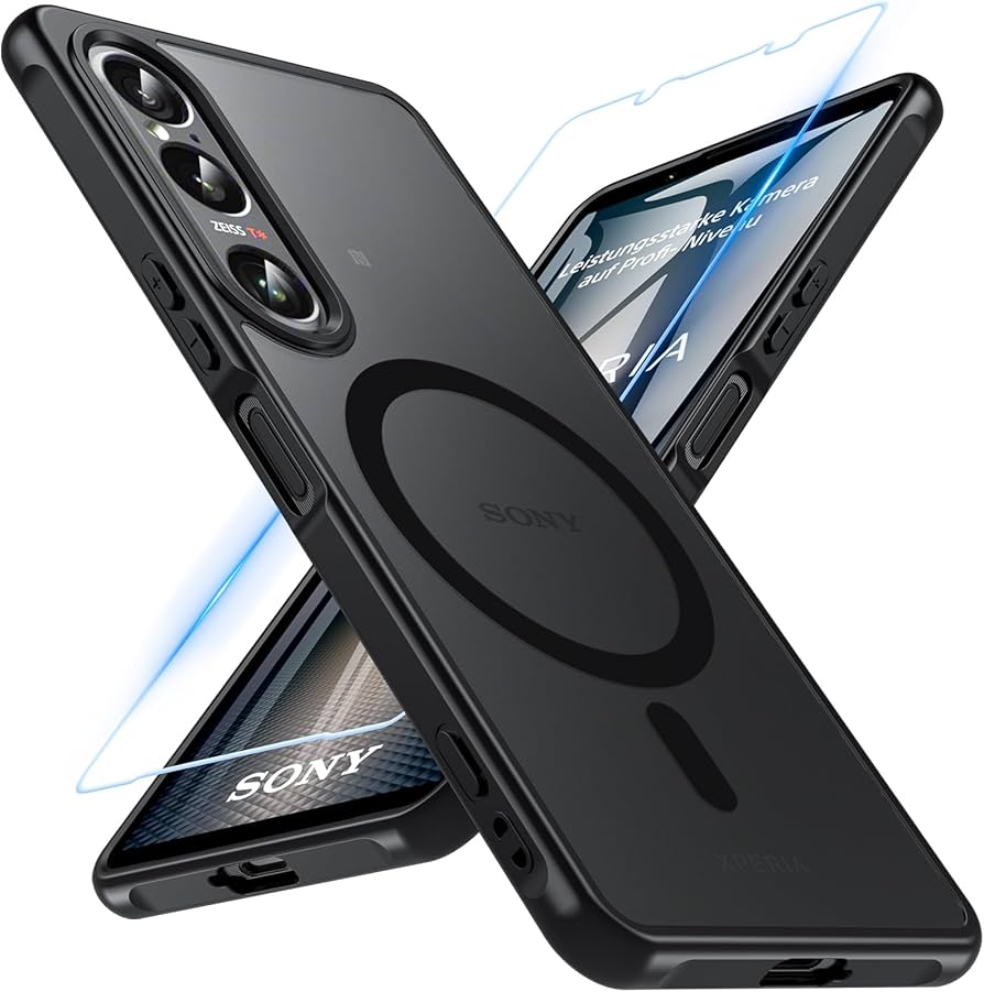 Amazon.co.jp: For Sony Xperia 1 VII ケース【ガラスフィルム付き