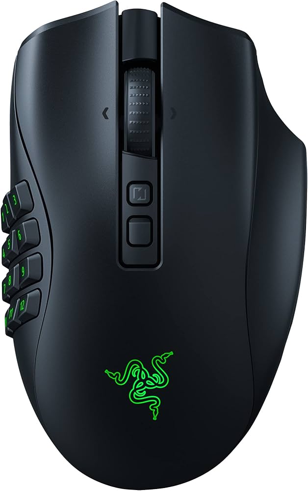Amazon.com: Razer Naga V2 Pro Wireless MMO Gaming Mouse: 19+1