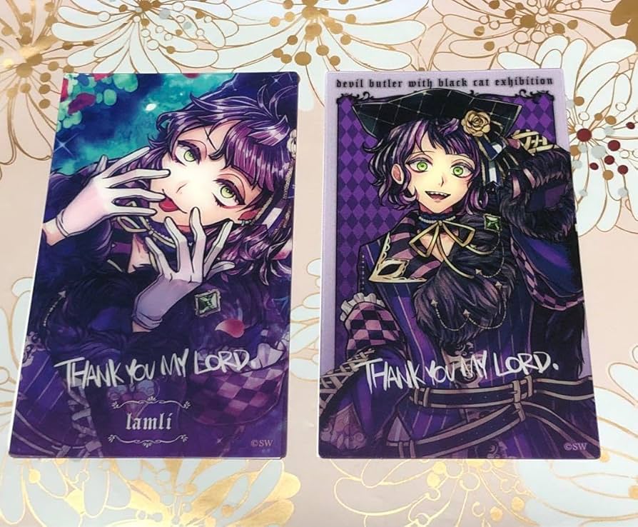 Amazon.co.jp: あくねこ展 ラムリ クリアカード ノーマル 悪魔執事と