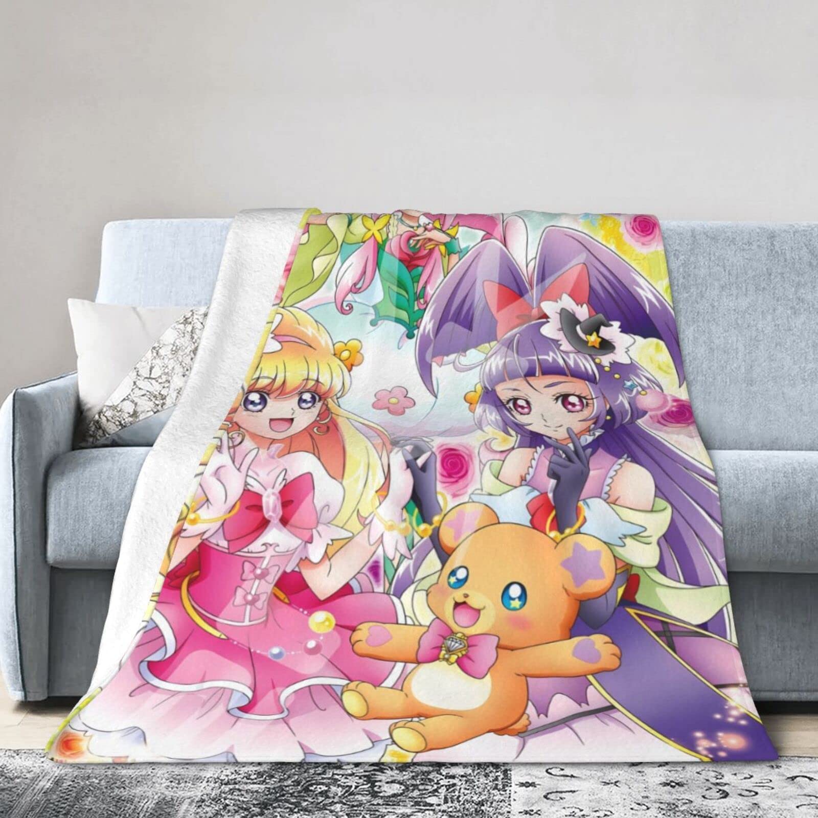Amazon｜魔法つかいプリキュア 毛布 ブランケット 大判 ひざ掛け 毛布