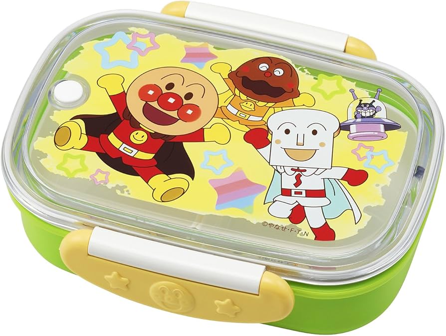 Amazon｜レック アンパンマン ロック式 おべんとう箱 (360ml) グリーン