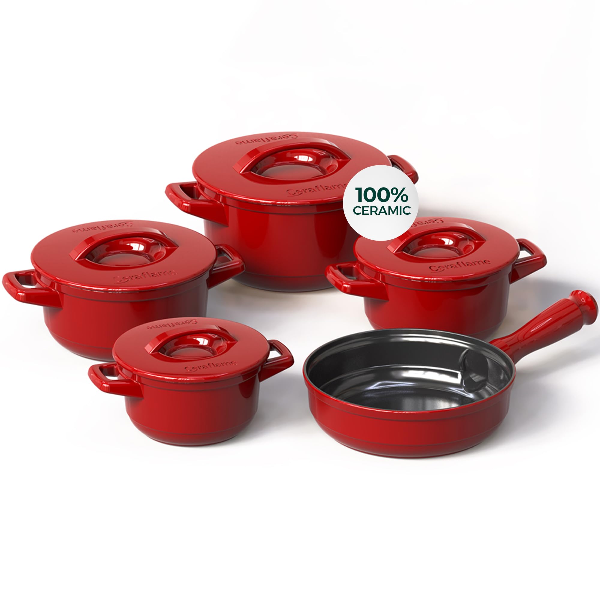 Amazon.com: Pure Ceramic, Healthy, Non Toxic Cookware Set - Oven