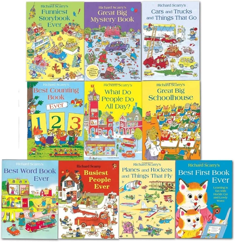 Scarry 10 Book Set: Scarry, Richard: 9780007935178: Amazon.com: Books