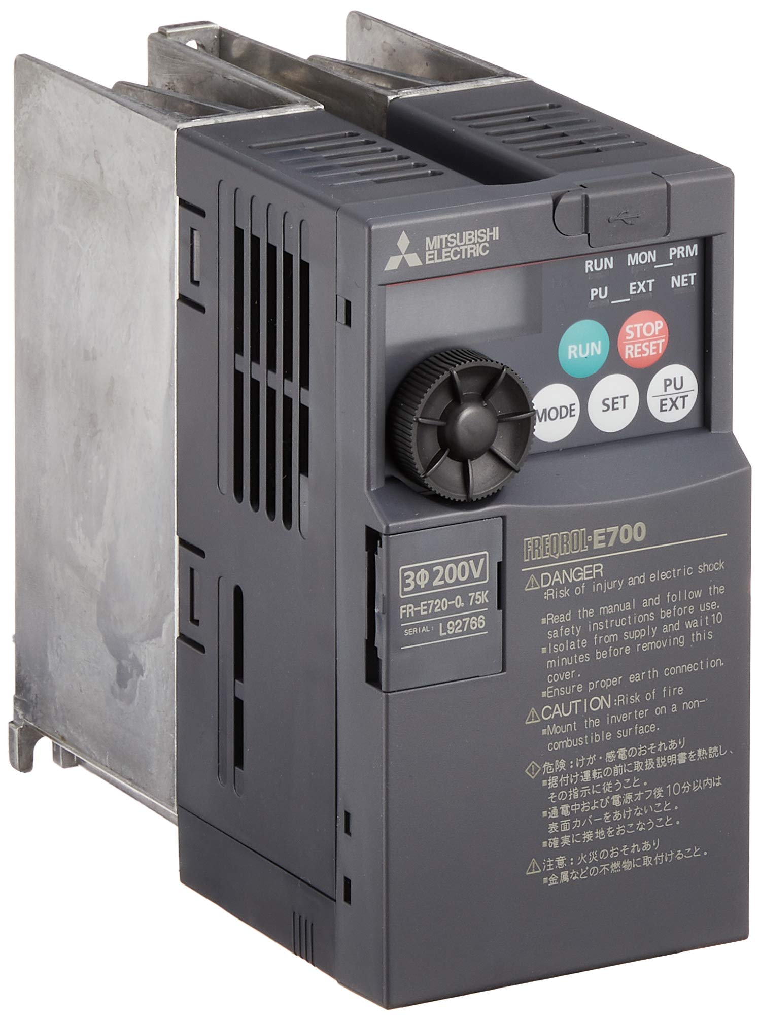 Amazon | 三菱電機 汎用インバータ FREQROL-E700 FR-E720-0.75K | 電磁