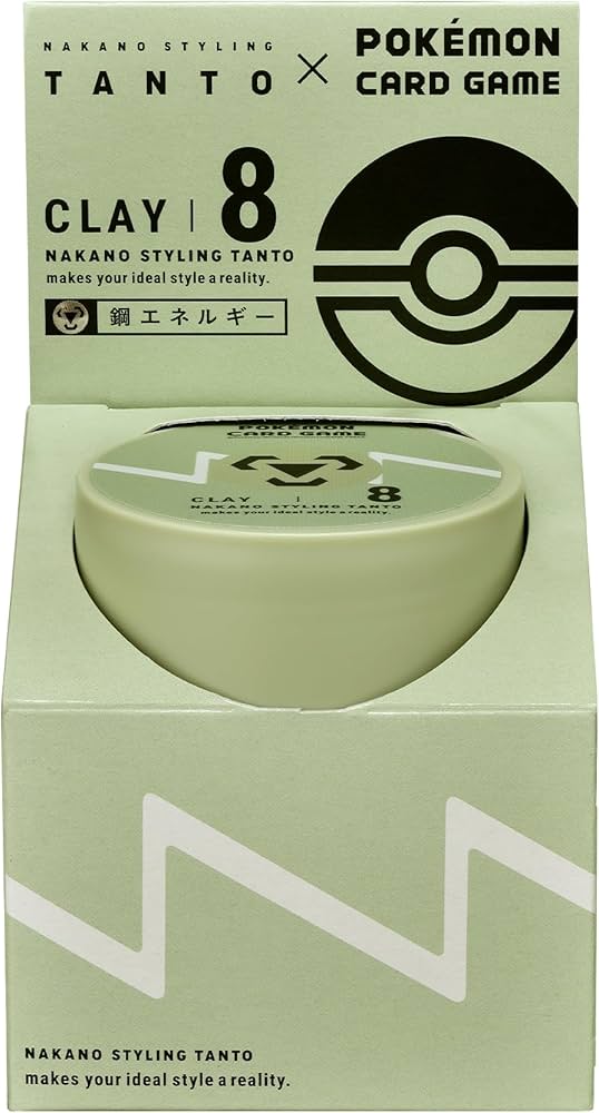 Amazon | [ポケモンカードコラボ]ナカノ スタイリング タント クレイ 8