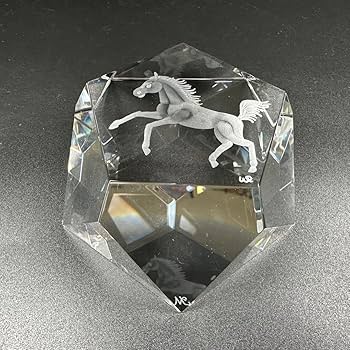 Amazon.co.jp: マイセンクリスタル 干支オーナメント ホース(馬)(共箱