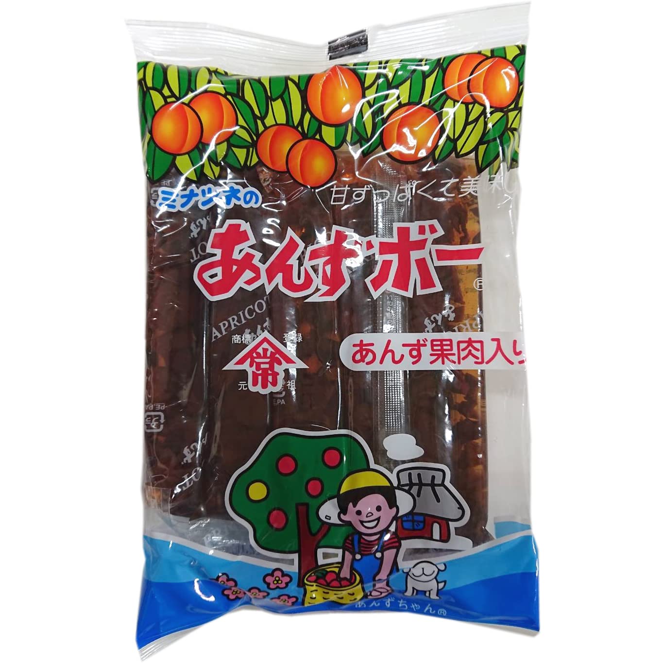 Amazon.co.jp: あんずボー(あんず果肉入り)5本×20入り : 食品・飲料・お酒