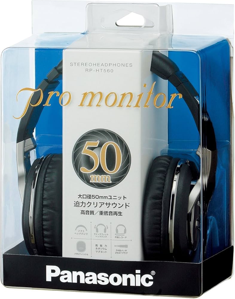Amazon.co.jp: パナソニック 密閉型ヘッドホン シルバー RP-HT560