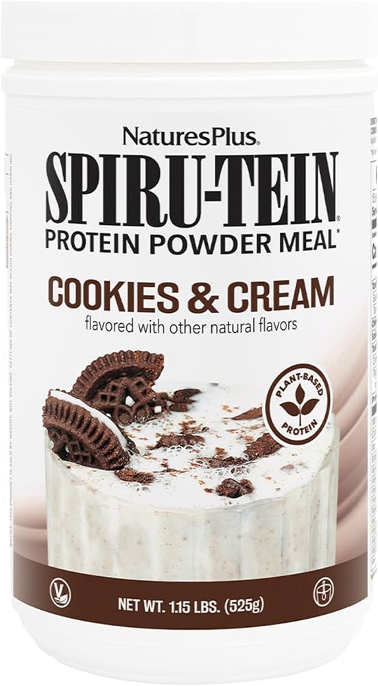 Amazon.com: NaturesPlus SPIRU-TEIN, Cookies & Cream - 1.15 lbs