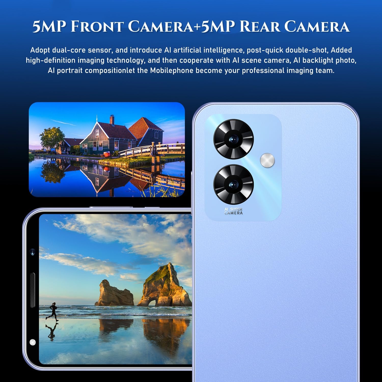 Amazon.com: TalkCeLL Note 60 Mobile Phones, 5.0'' HD Display, Dual