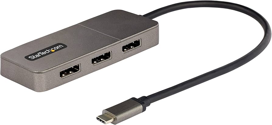 Amazon.co.jp: StarTech.com USB-C - 3x DisplayPort 1.4 変換