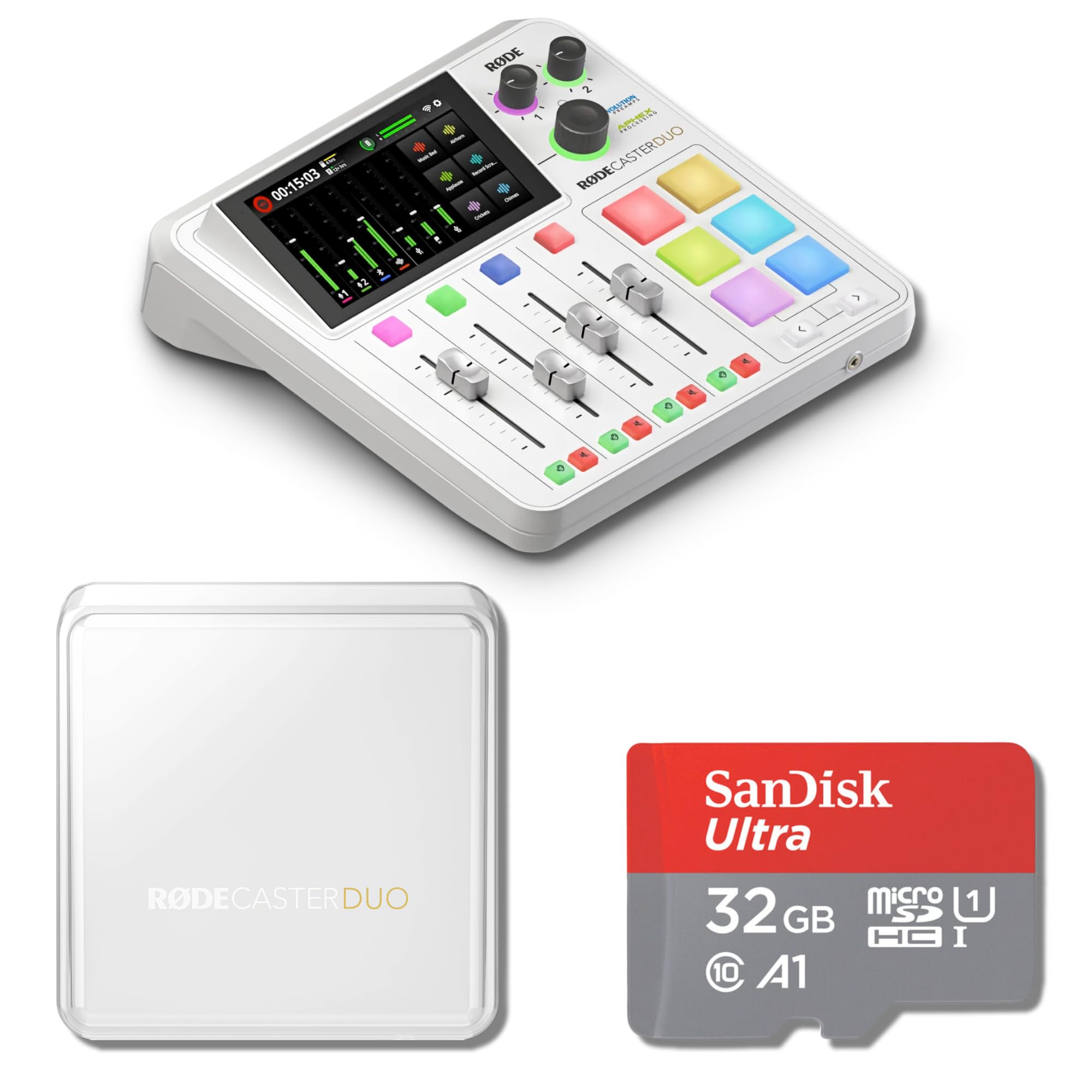 Amazon.com: Rode RODECaster Duo Streaming Mixer (White) with