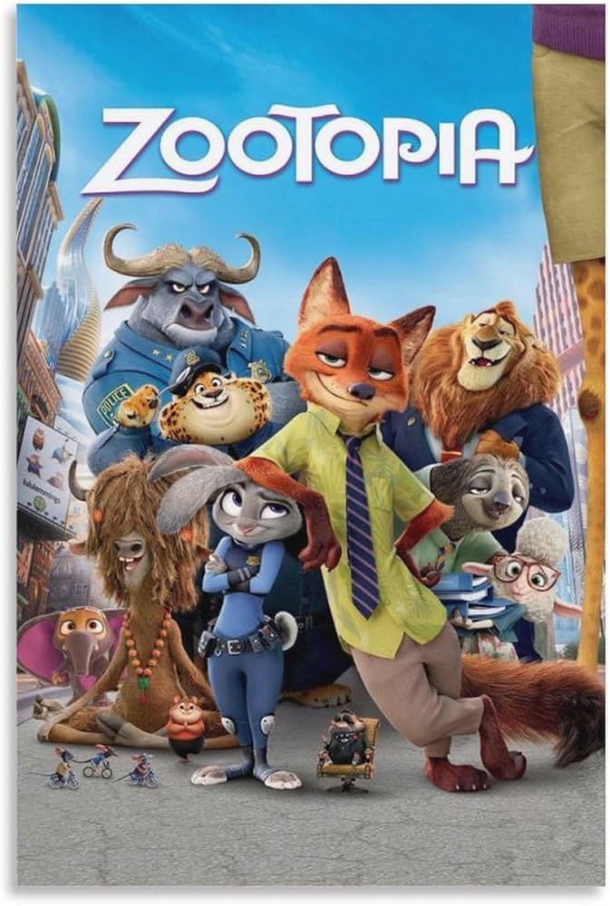 Amazon.co.jp: 映画ポスター ディズニー ズートピア Zootopia ポスター