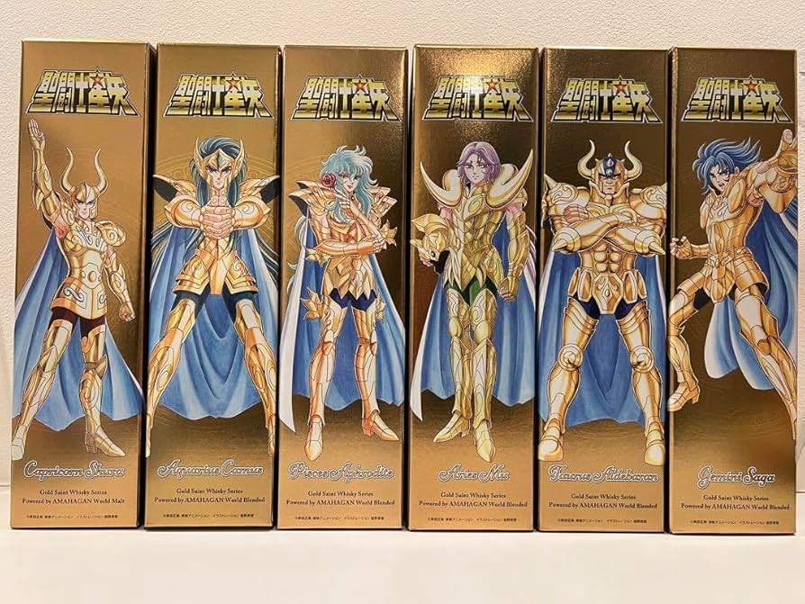 Amazon.co.jp: 長濱蒸留所 聖闘士星矢 ゴールドセイント ウイスキー