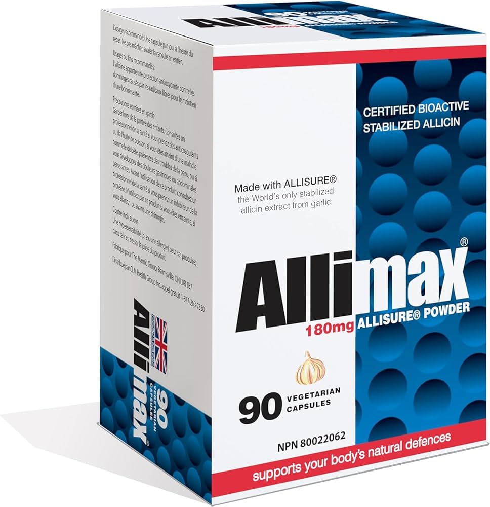Amazon.com: Allimax International Limited, Allimax 180 mg 90
