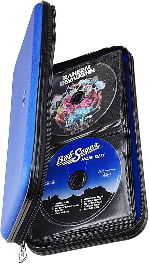 Amazon.com: XiongYe CD DVD Case, 72 Capacity Heavy Duty Wallet