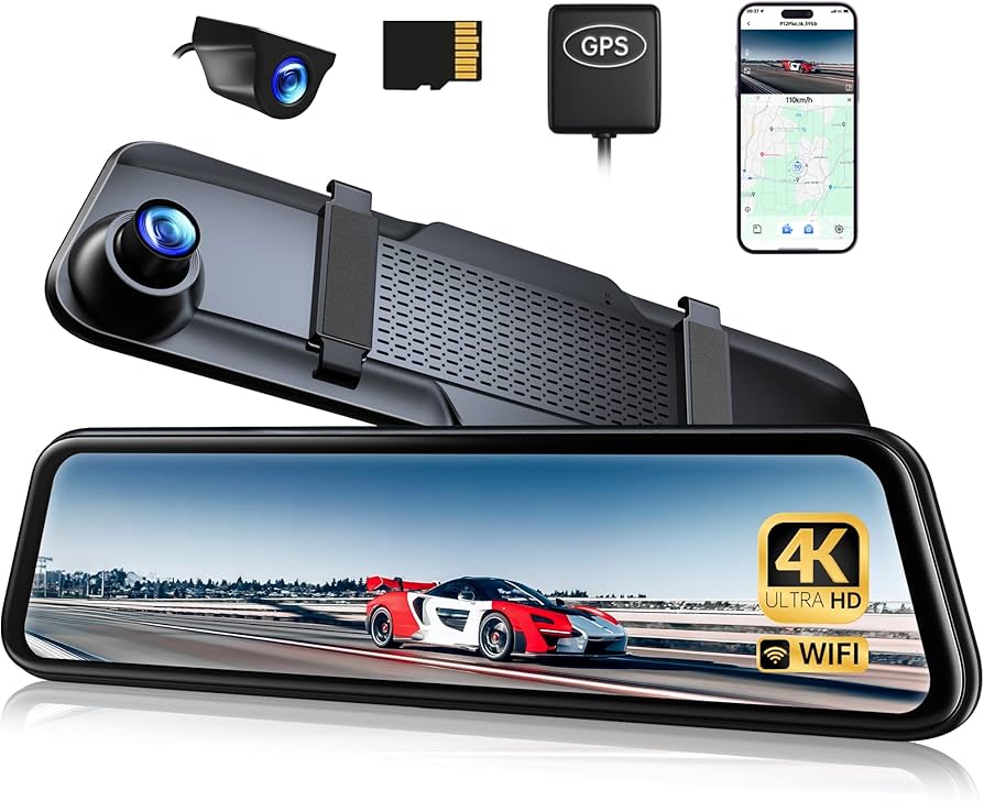 Amazon.co.jp: Pelsee ドライブレコーダー ミラー型 4K 800万画素