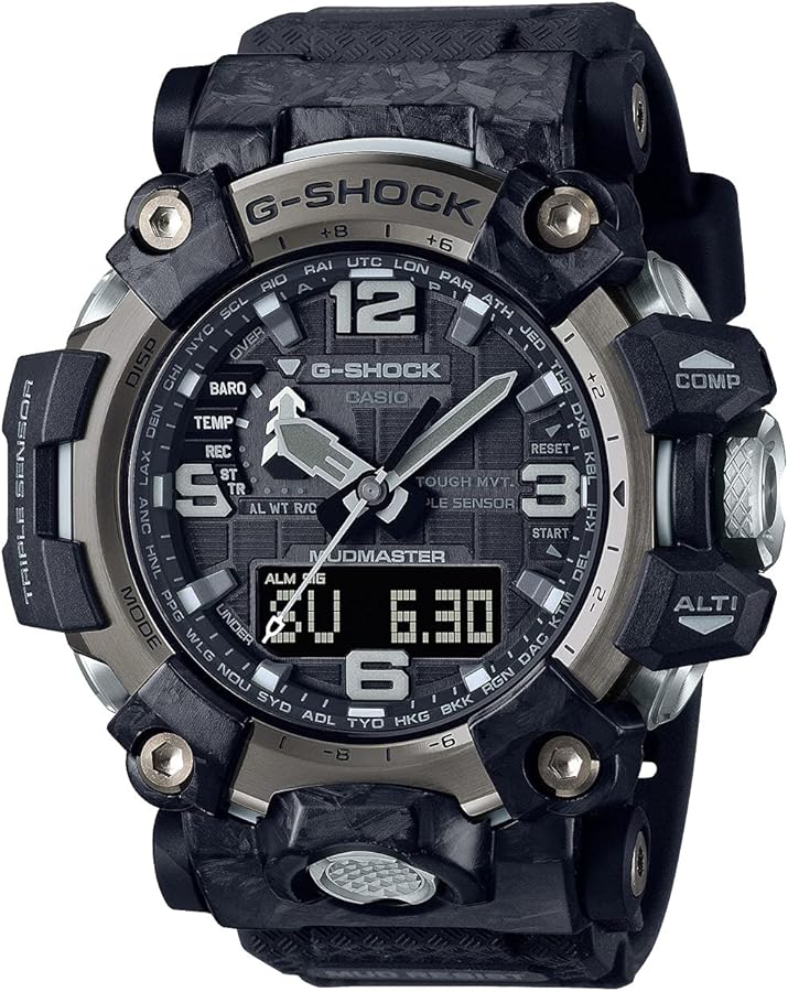 CASIO GWG-2000-1A1JF [G-Shock Carbon MUDMASTER Radio Solar Triple