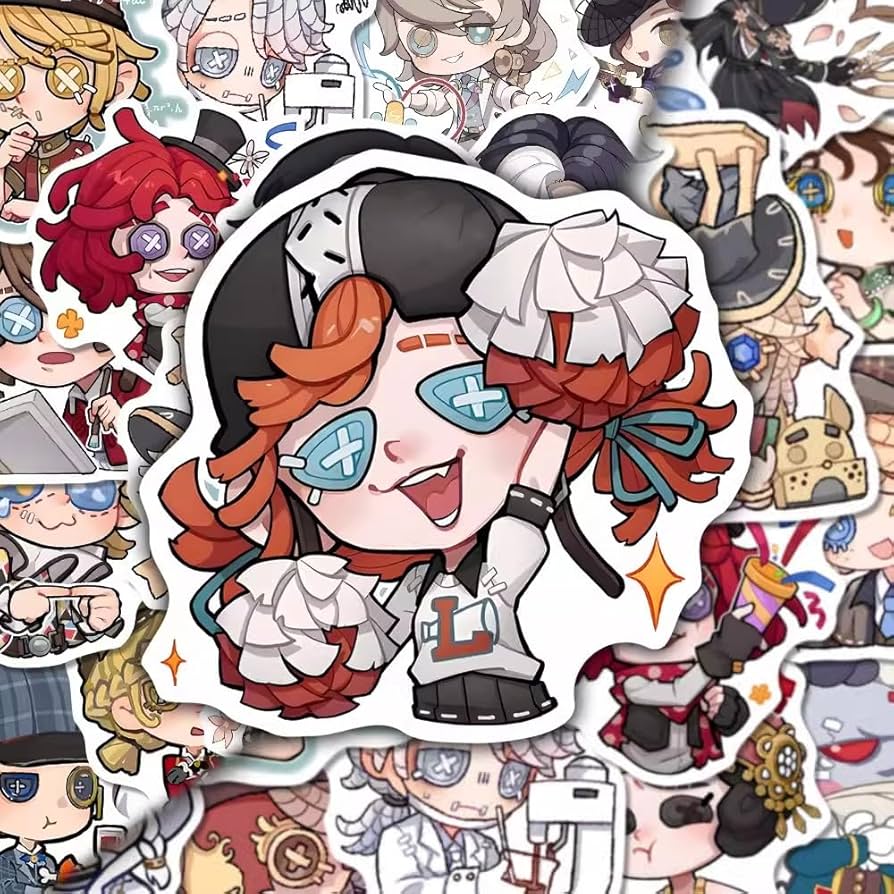 Amazon | 第五人格 ステッカー 小説家 心理学者 占い師 傭兵 血の女王