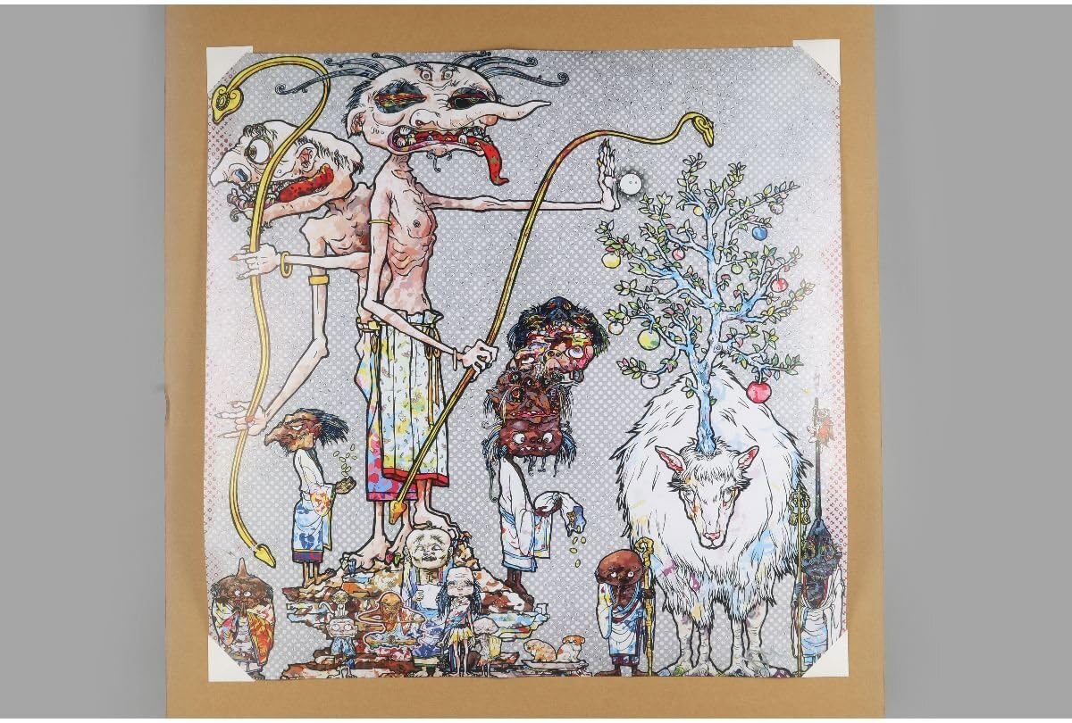 Amazon.co.jp: ギャラ藤真作保証村上隆『魂の譲渡 51300』直筆サインA