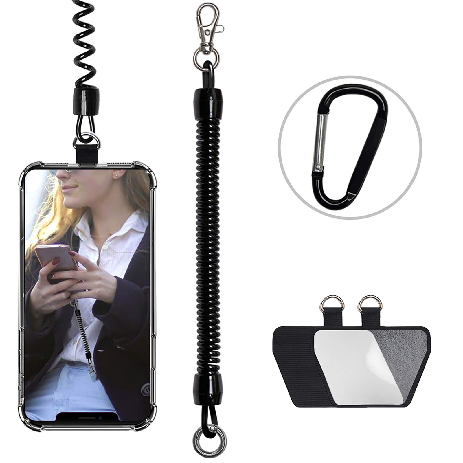 Amazon.co.jp: [takyu] スマホストラップ カールコードストラップ