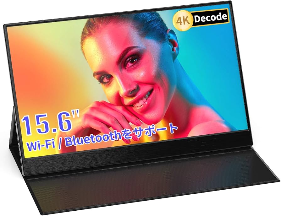 Amazon.co.jp: 15.6インチ4K Decodeモバイルモニター/EGOBAS