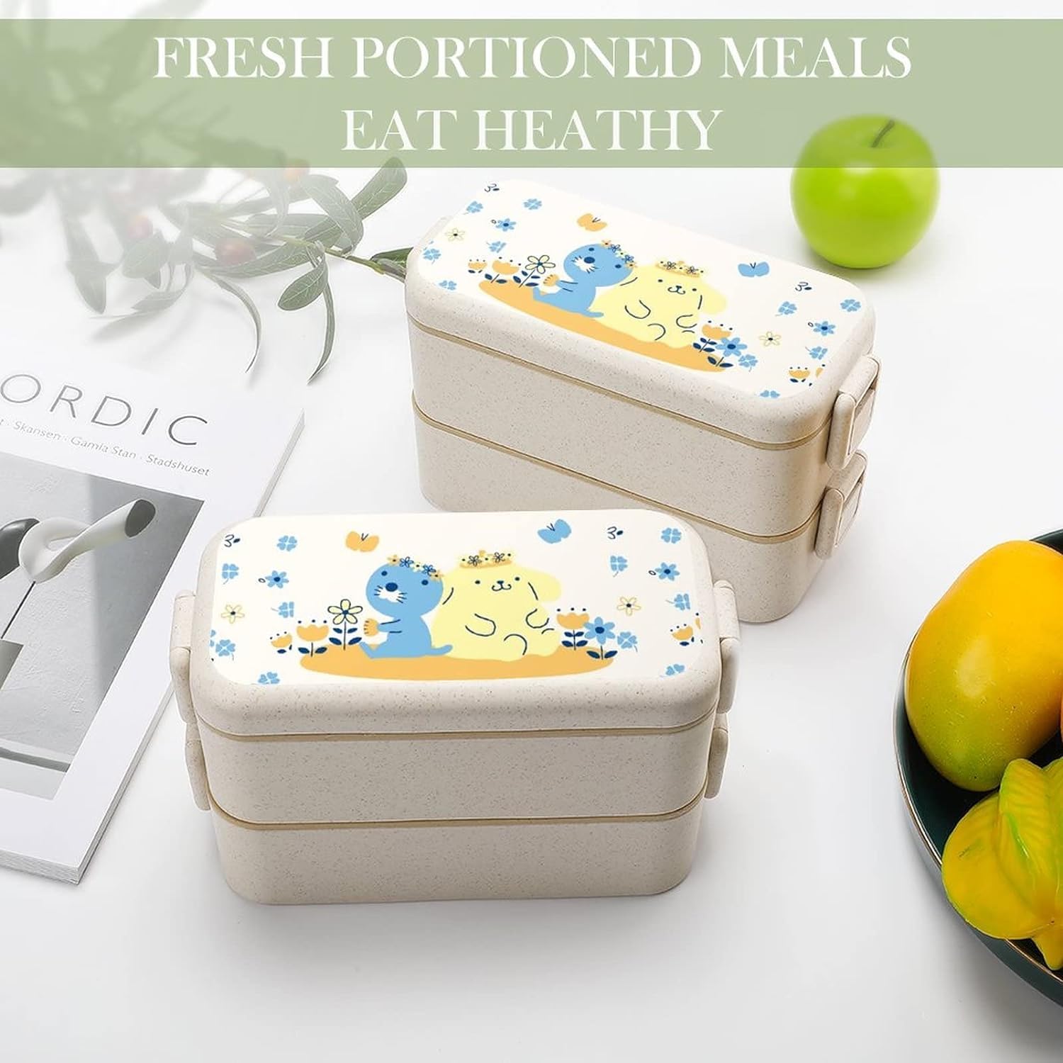 さわえ様 フタ付き収納ボックス6つ プレート1枚 ポムポムプリンミラー