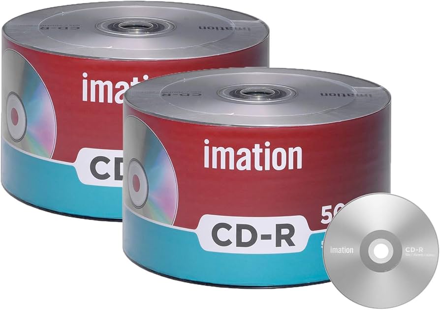 Amazon.com: 100 Pack Imation CD-R 52X 700MB/80Min Branded Logo
