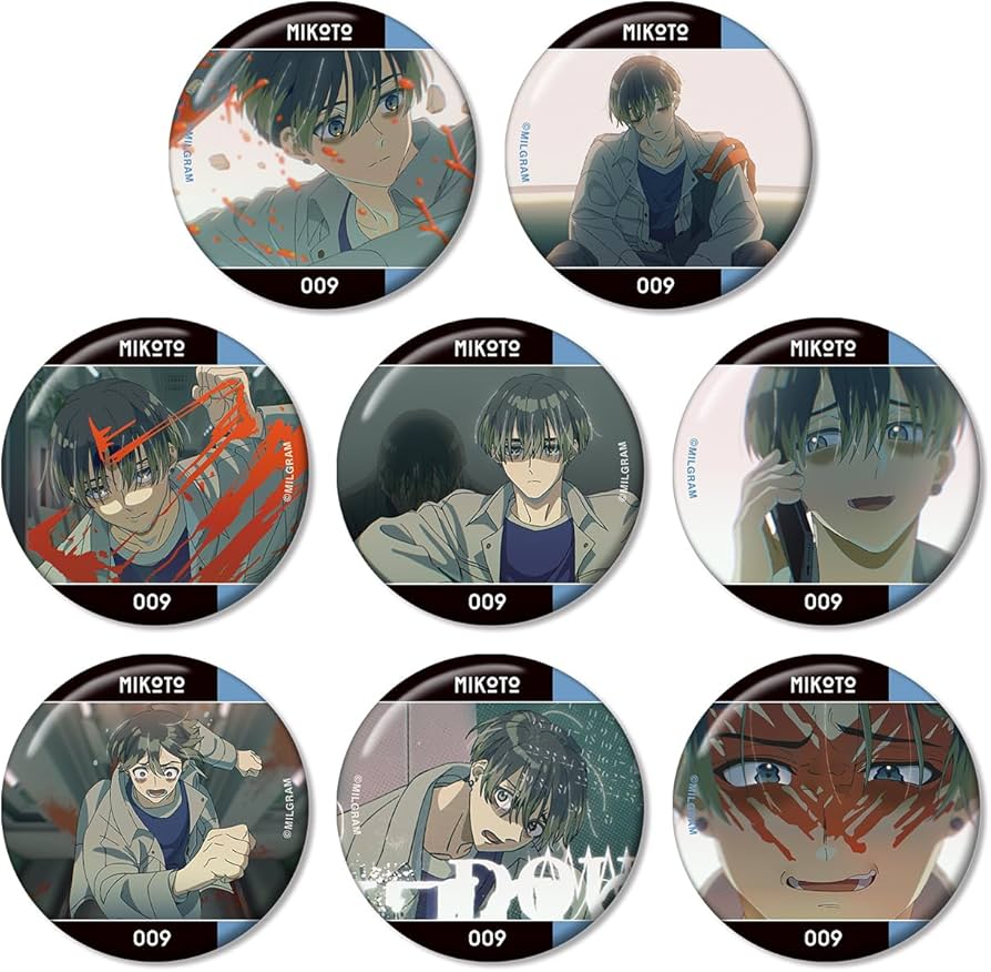 Amazon.co.jp: MILGRAM ミルグラム トレーディング MV 缶バッジ ミコト