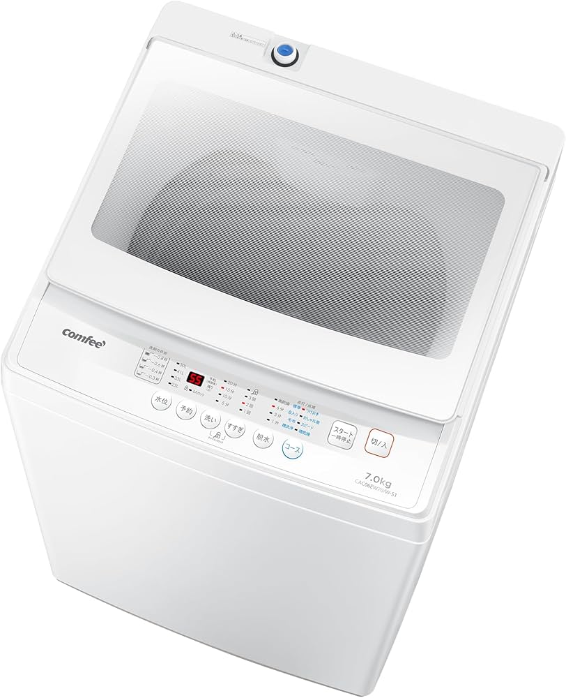 Amazon | COMFEE' 洗濯機 7kg 一人暮らし 1-3人用 全自動洗濯機