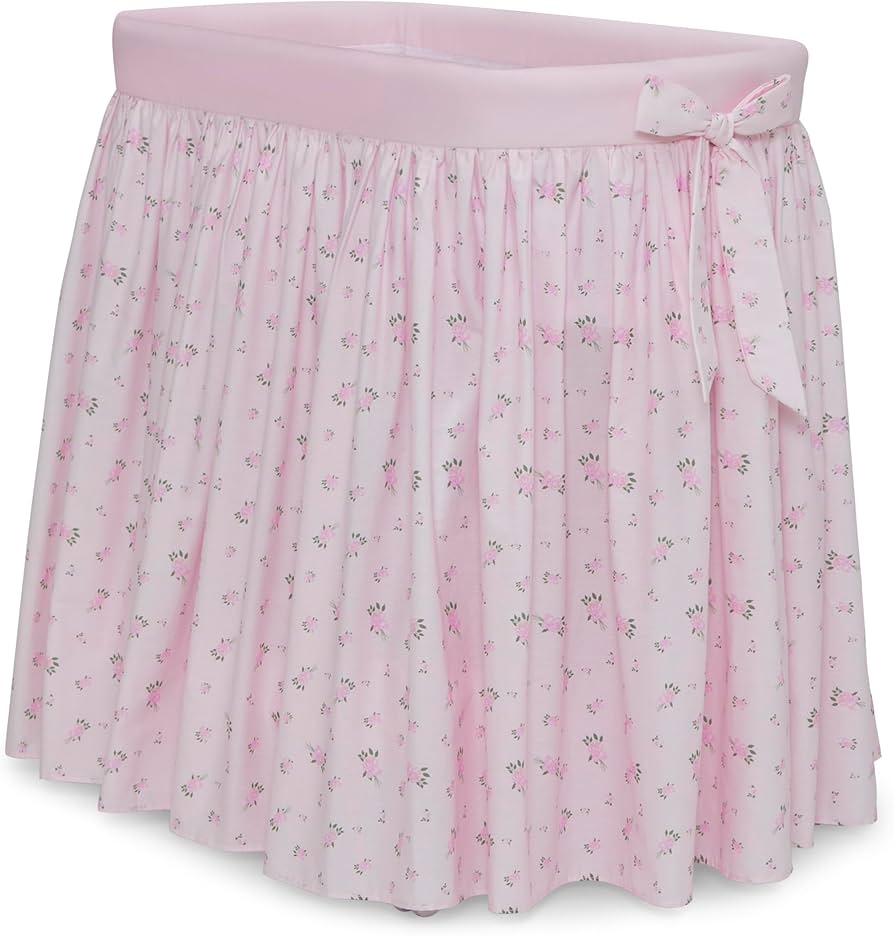 Amazon.com: Delta Children Flora Gliding Bassinet, Pink Roses : Baby