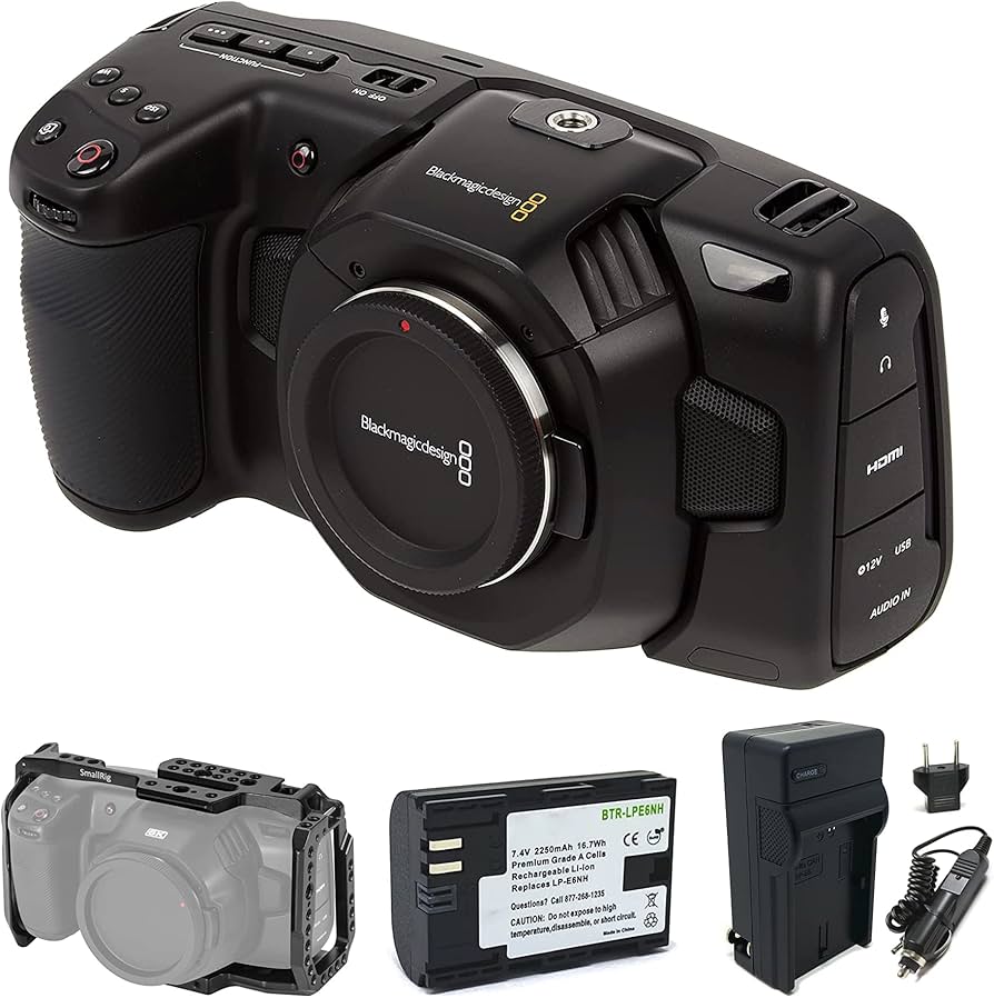 Amazon.com : Blackmagic 4K Pocket Design Cinema Camera | Up to 2.6