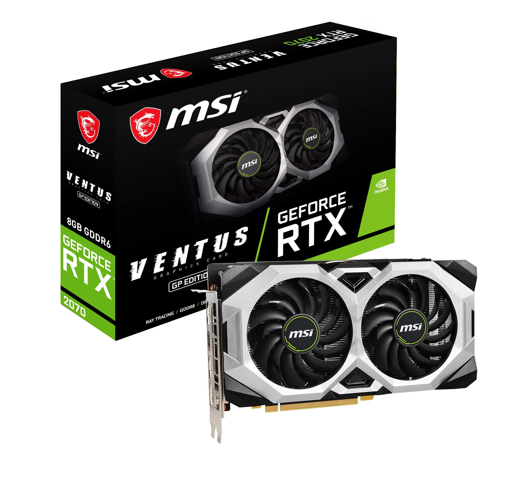 Amazon.com: msi Gaming GeForce RTX 2070 8GB GDRR6 256-Bit HDMI/DP