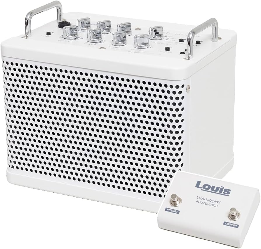 Amazon.co.jp: Louis LGA-15Digi/W ギターアンプ ホワイト Bluetooth