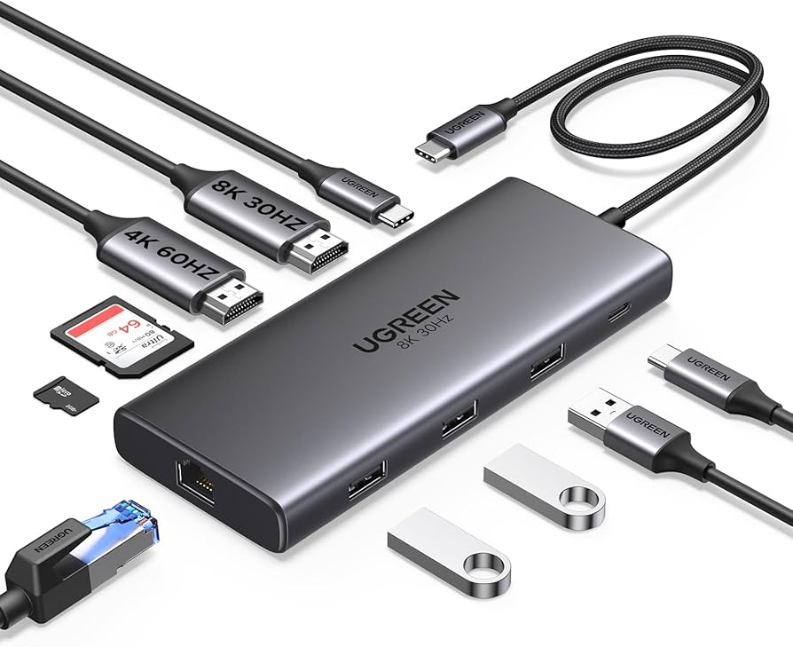 Amazon | UGREEN Revodok Pro 210 10 in 1 USB-Cドッキング