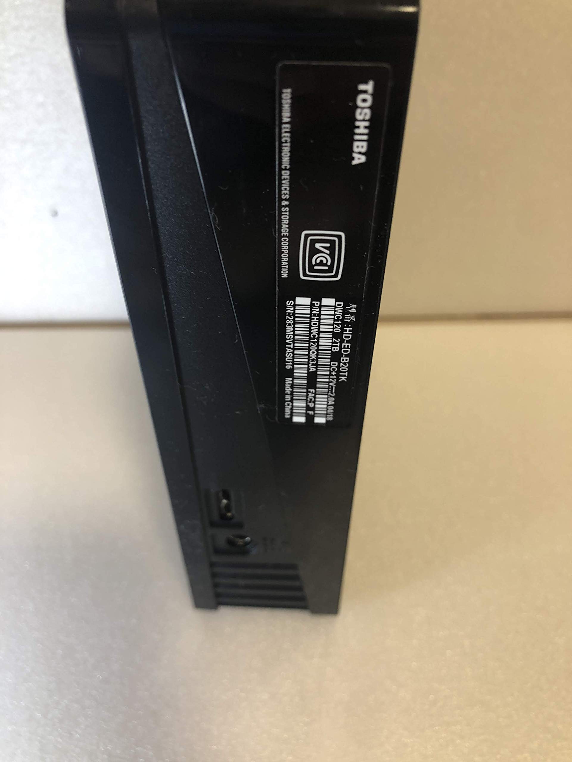 Amazon | HD-ED-B20TK ブラック CANVIO DESK(据え置きHDD) | 東芝