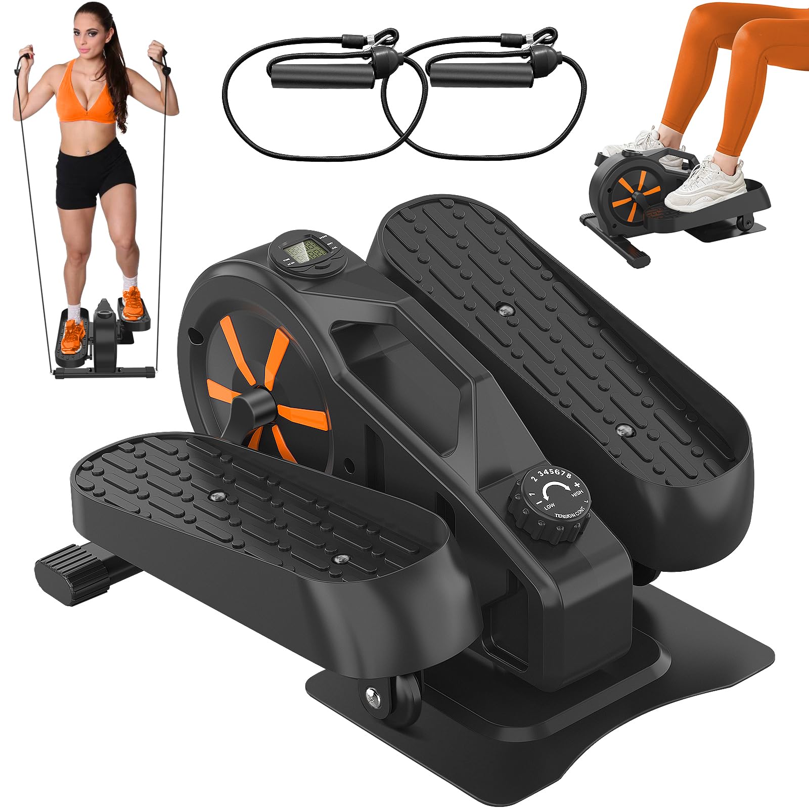 Amazon.co.jp: 2WAYステッパーバイク 立ち・座り両用 静音エアロバイク